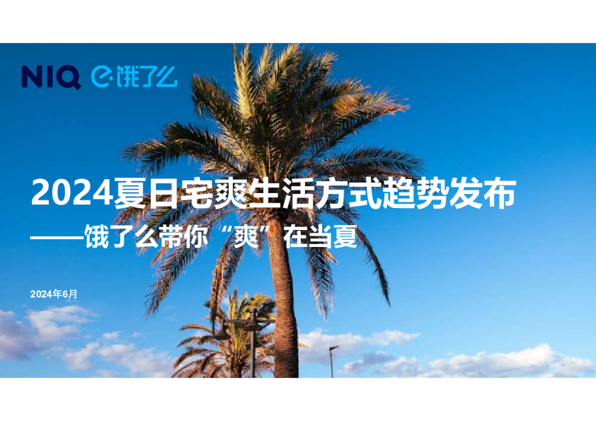 2024夏日宅爽生活方式趋势报告