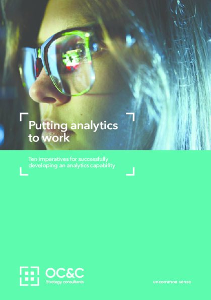 将分析应用于工作