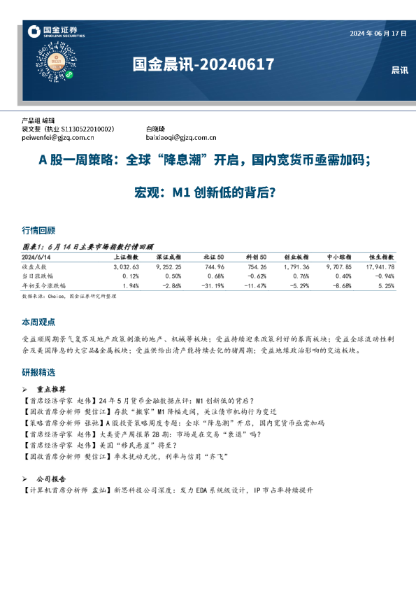 国金晨讯