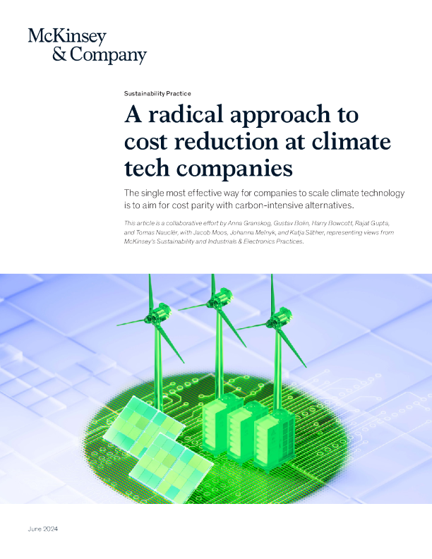 气候技术公司降低成本的激进方法