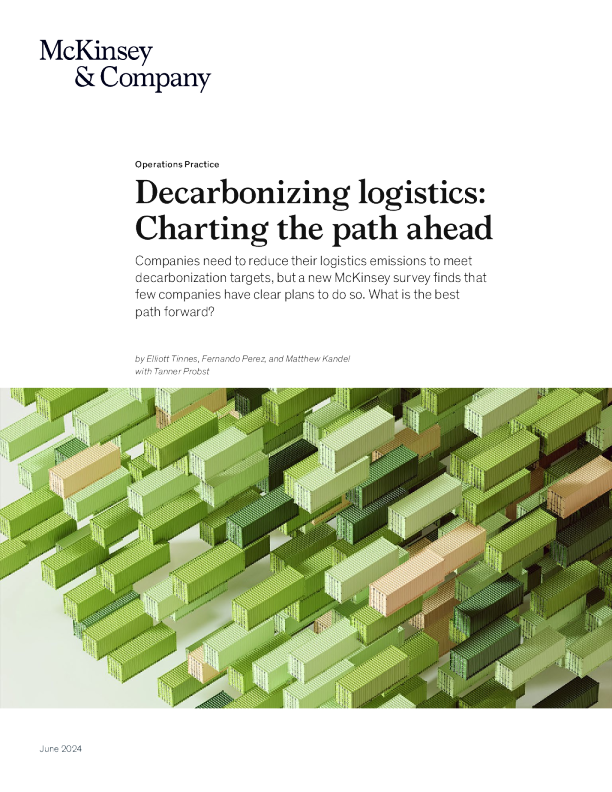 物流脱碳 ： 规划前进的道路