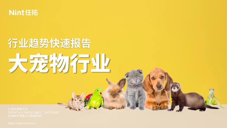 大宠物行业趋势快速报告