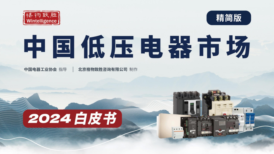 2024年中国电器行业系列白皮书