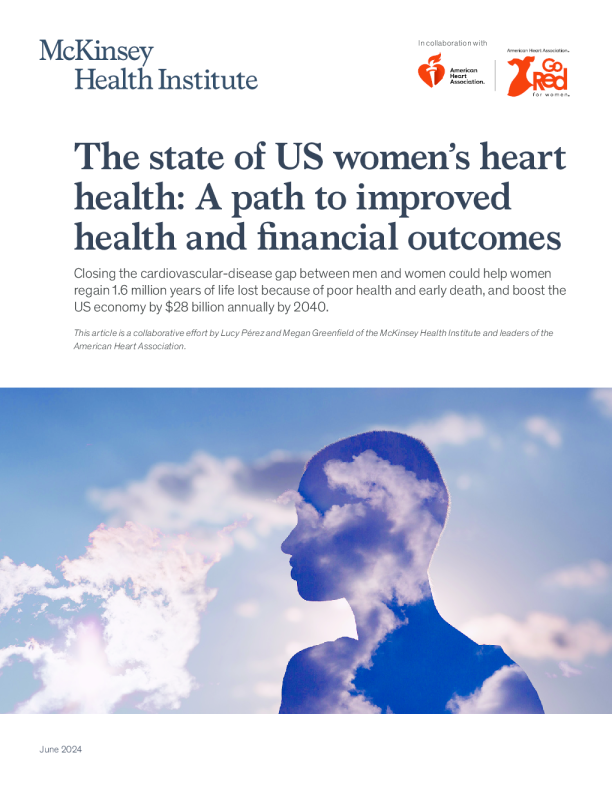 美国女性心脏健康状况 ： 改善健康和财务结果的途径