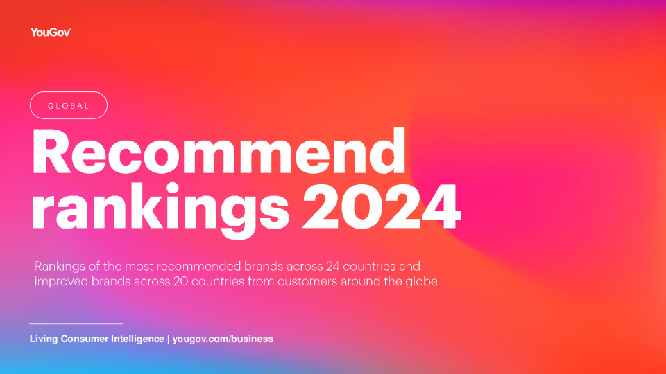 YouGov 推荐 2024 排名 - 全球报告