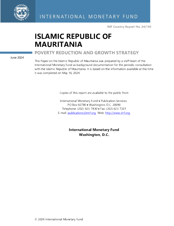 毛里塔尼亚 ： 减贫和增长战略