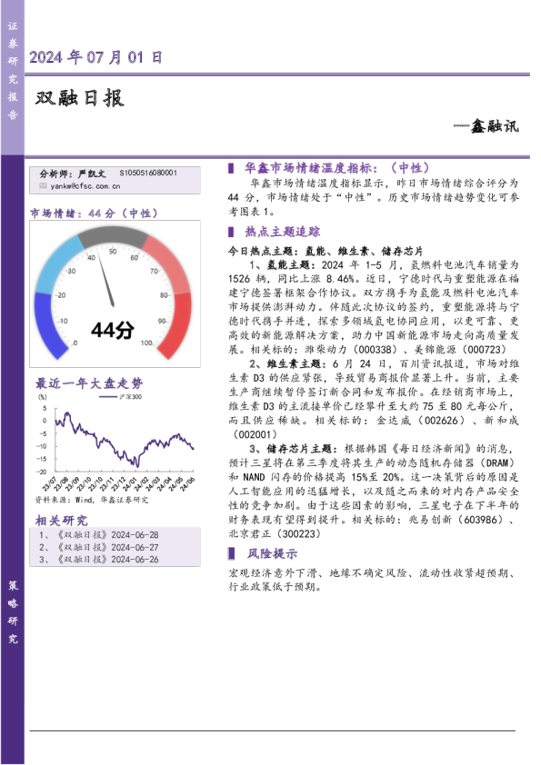 鑫融讯：双融日报