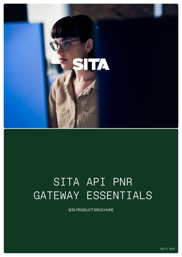 SITA API PNR Gateway Essentials 小册子