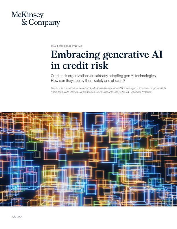 在信用风险中拥抱生成式 AI