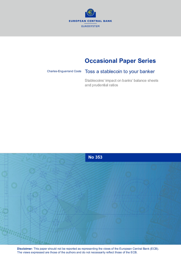 向你的银行家抛出一枚稳定币