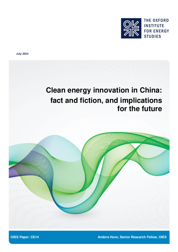 中国清洁能源创新：事实与虚构及未来启示