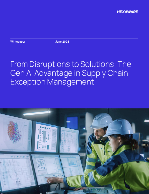 从中断到解决方案 ： 供应链异常管理中的 Gen AI 优势