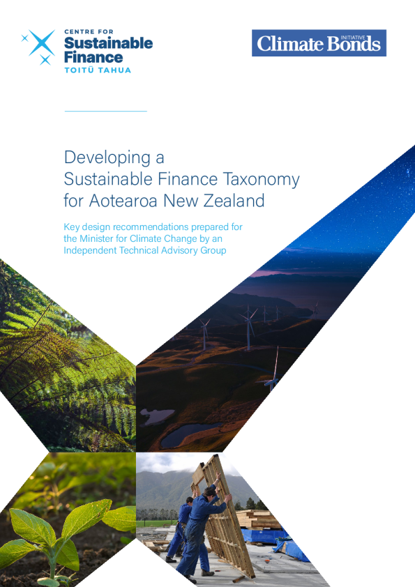 为新西兰奥特亚罗瓦州制定可持续金融分类