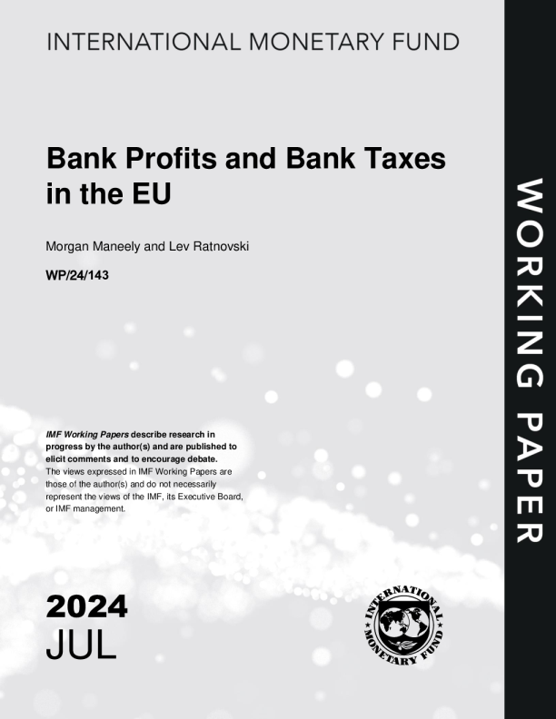 欧盟的银行利润和银行税