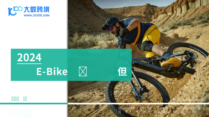 2024全球E-Bike市场洞察报告