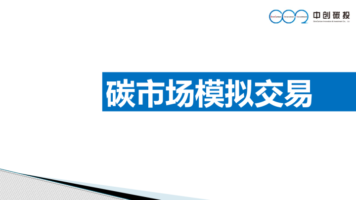 碳市场模拟交易-中创碳投