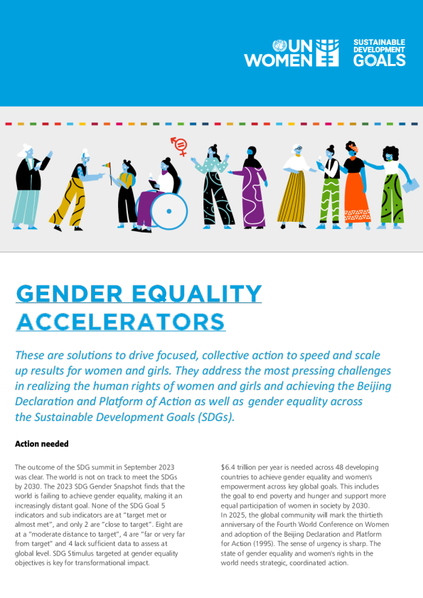 性别平等加速器手册