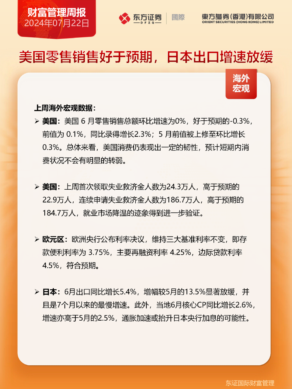 财富管理周报