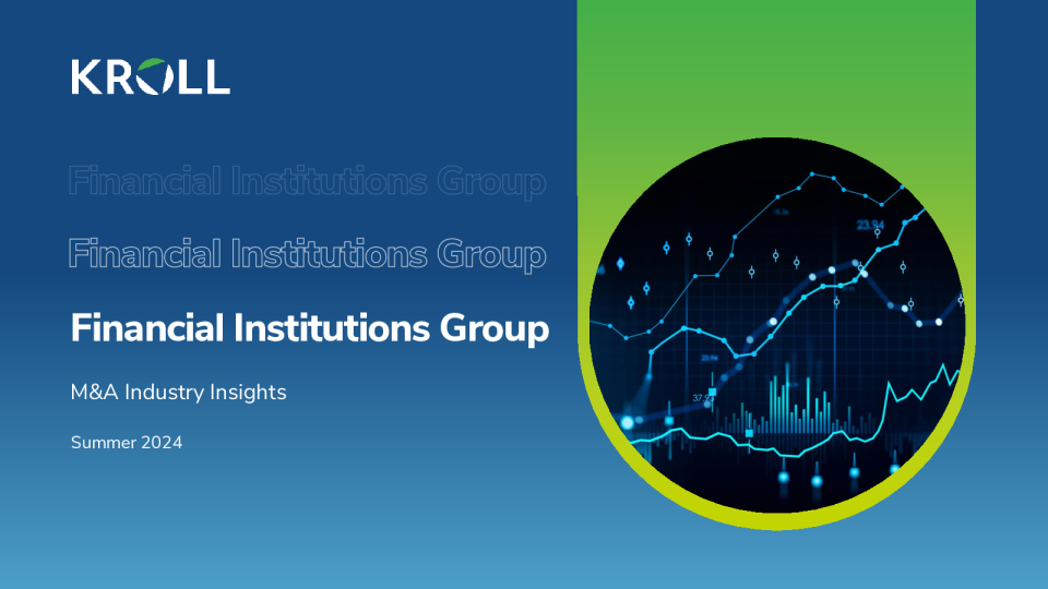 金融机构集团并购行业洞察 - 2024 年夏季