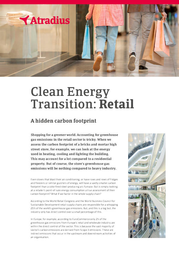 清洁能源转型 ： 零售