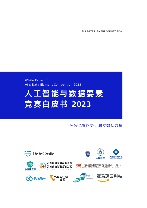 人工智能与数据要素竞赛白皮书2023