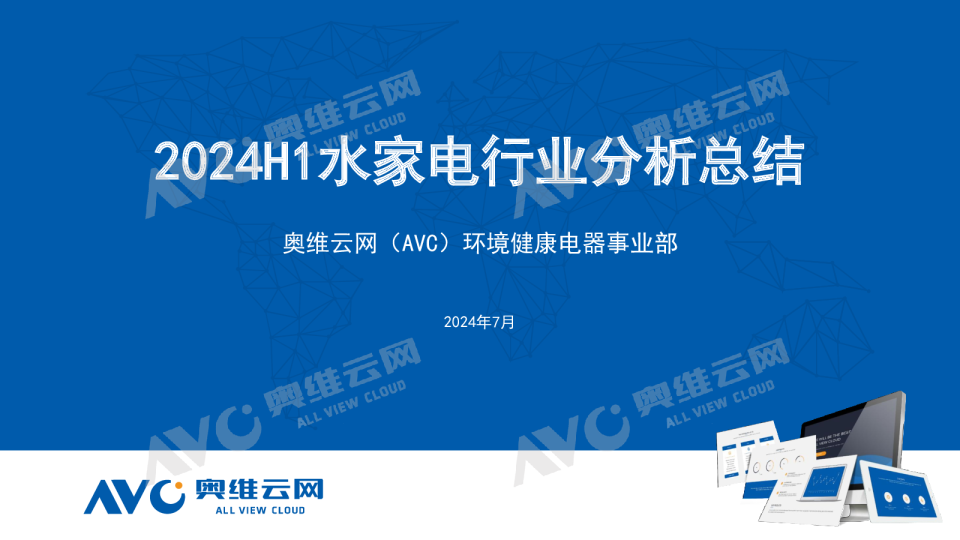 2024H1水家电行业分析总结