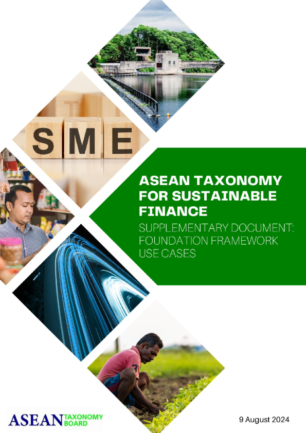 东盟可持续金融分类——补充文件：基础框架用例