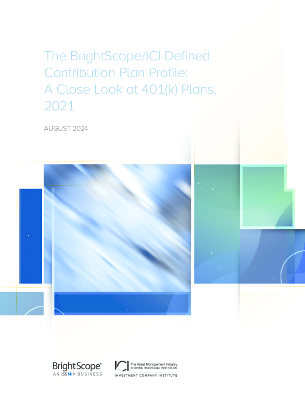 BrightScope/ICI设定提存计划简介：2021年401（k）计划详解