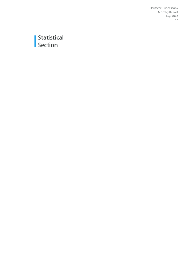 德国央行月报——2024年7月