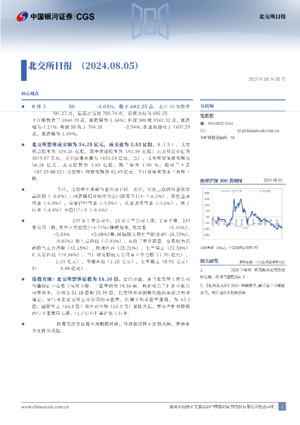 北交所日报（2024.08.05）