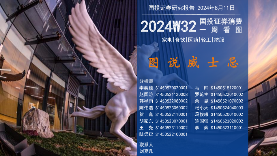 消费行业一周看图2024W32：图说威士忌