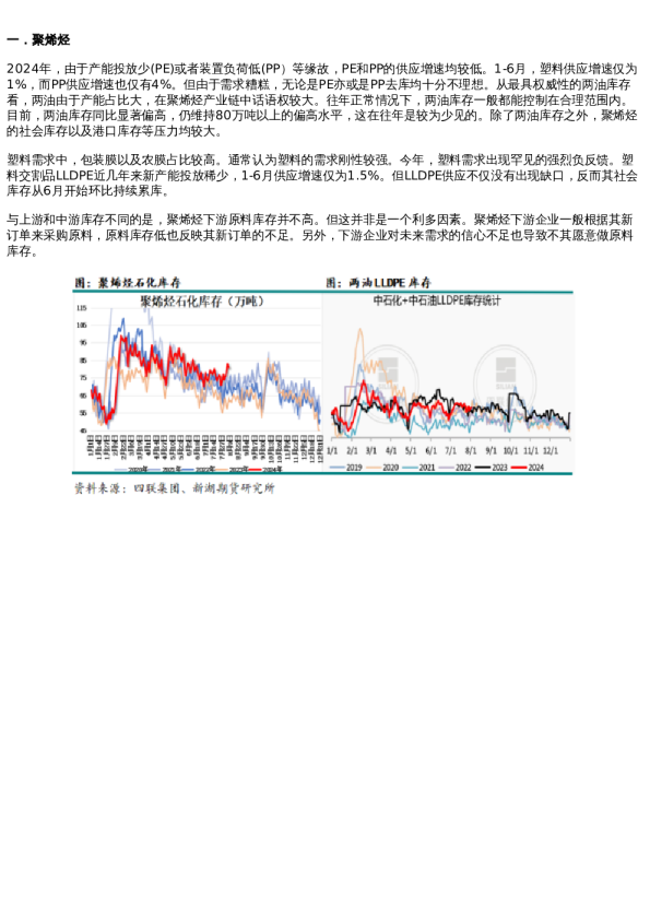 专题 | 新湖化工专题:化工品库存压力如何了?