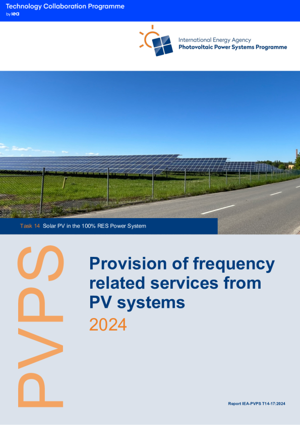 光伏系统提供频率相关服务