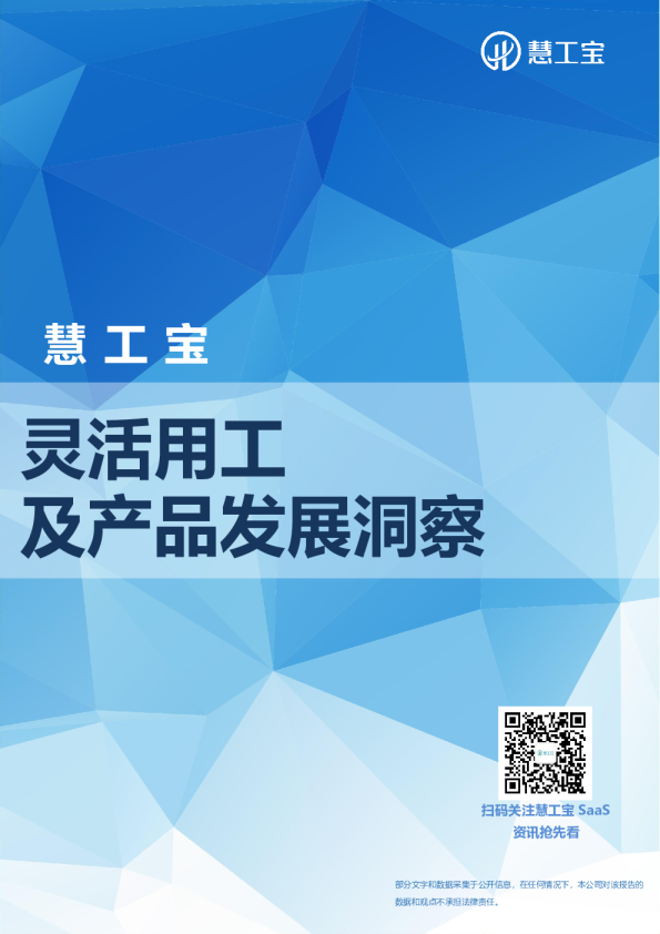 灵活用工行业市场及产品发展洞察