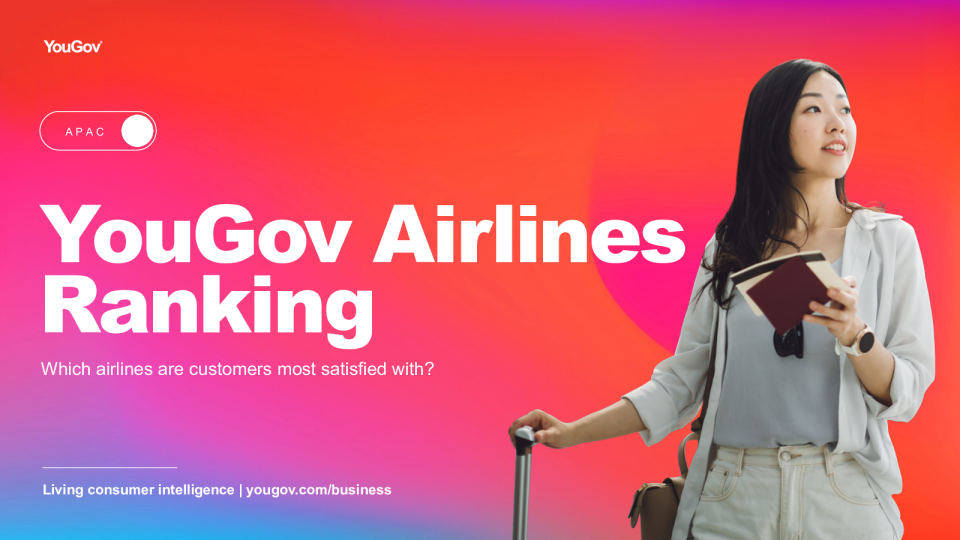 YouGov 航空公司排名 2024