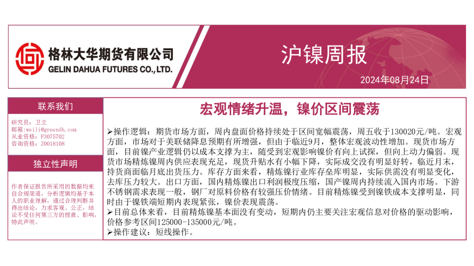 -镍周报