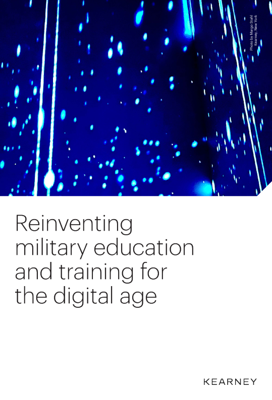为数字时代重塑军事教育和训练