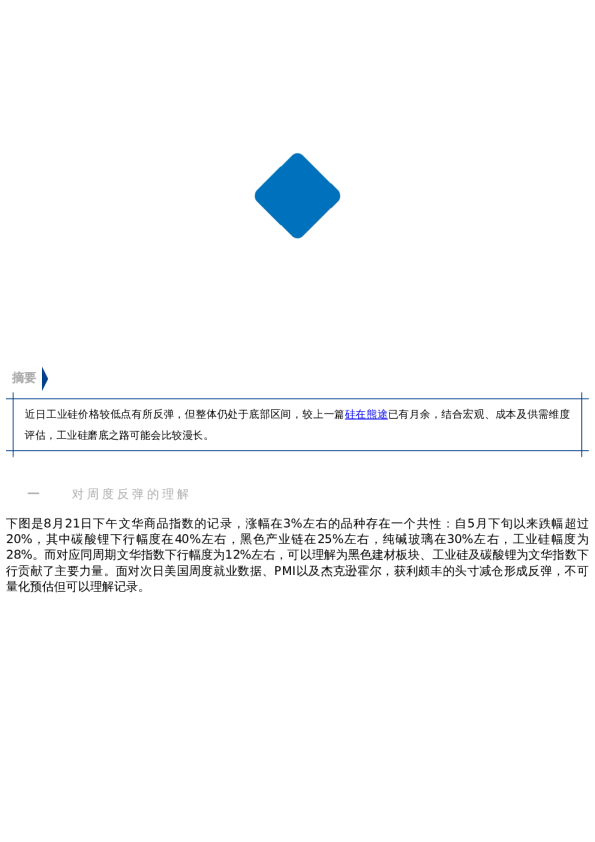 【市场聚焦】工业硅:路漫漫