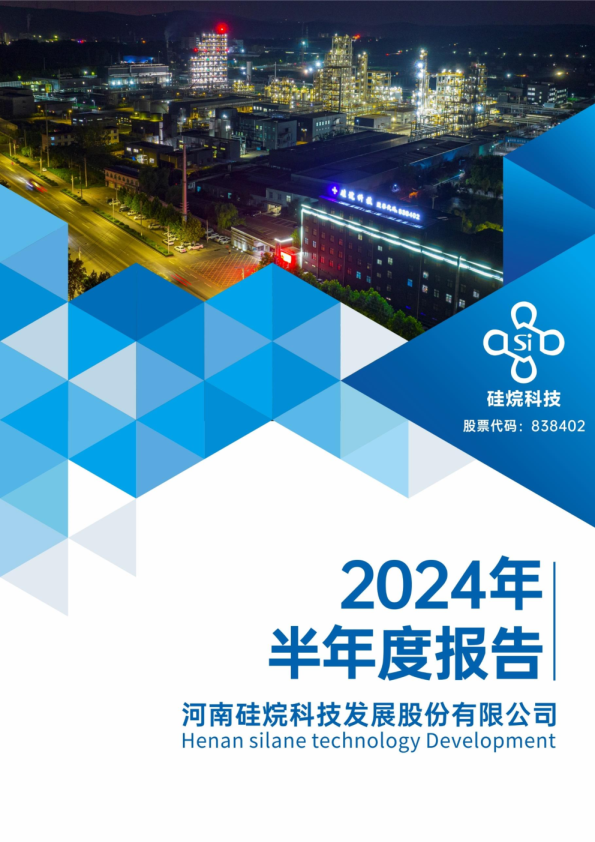 硅烷科技：2024年半年度报告