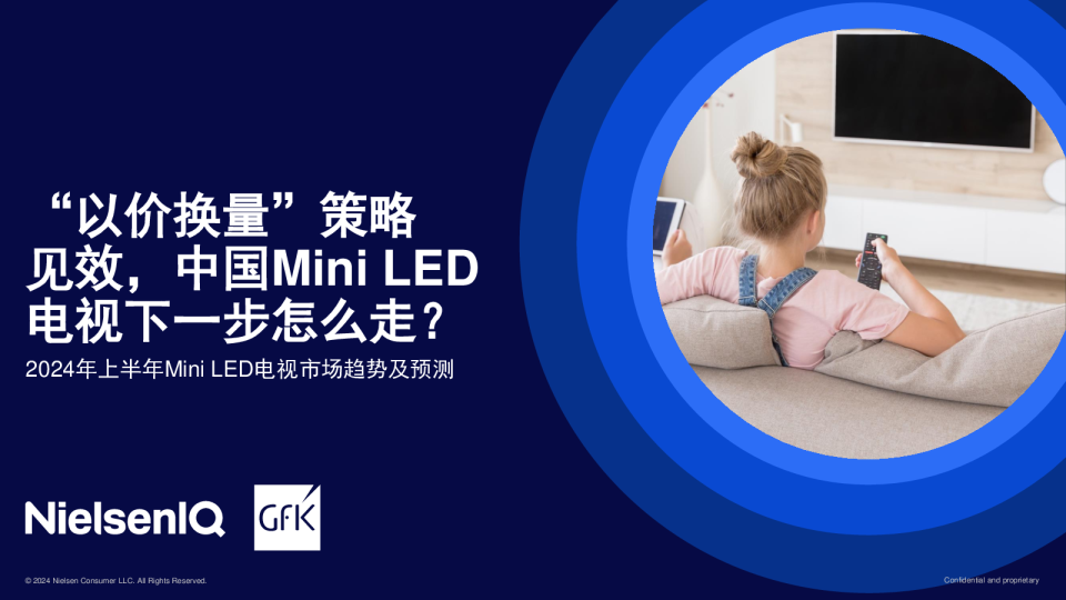 2024年上半年Mini LED电视市场趋势及预测