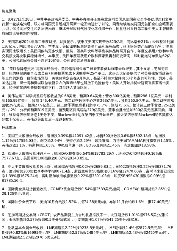 投资参考