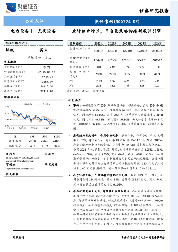 业绩稳步增长，平台化策略构建新成长引擎