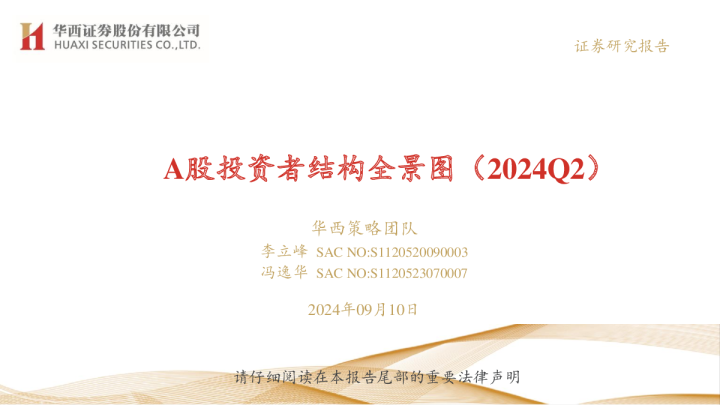 A股投资者结构全景图（2024Q2）