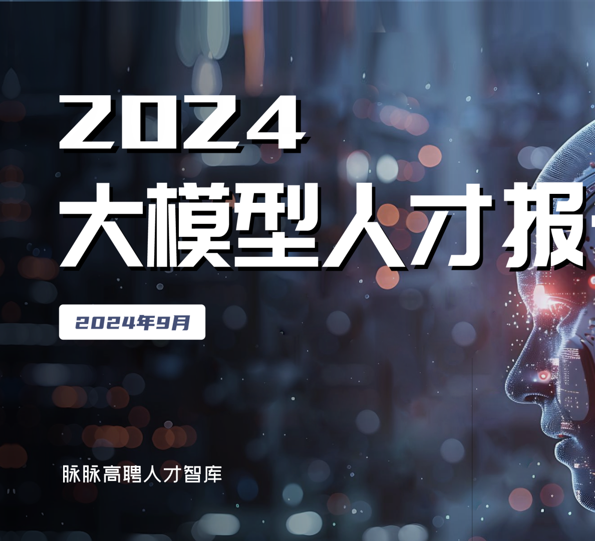 2024大模型人才报告