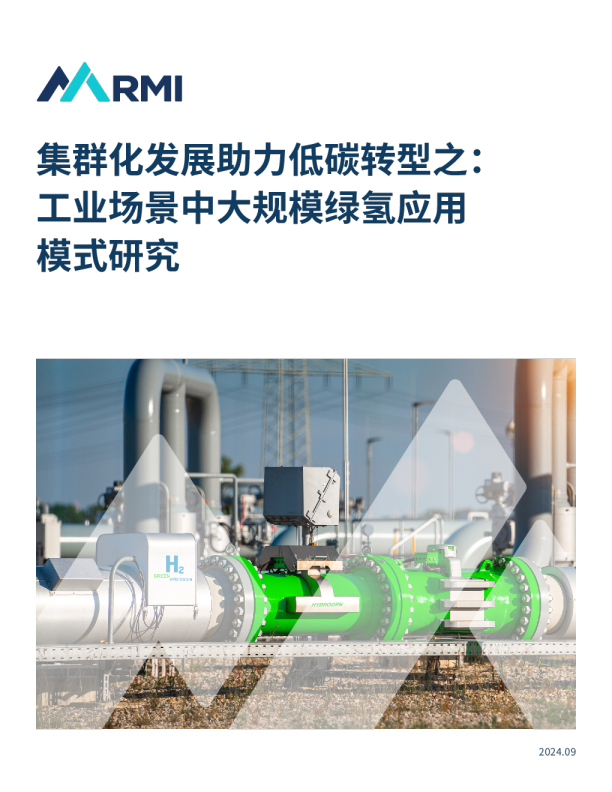 集群化发展助力低碳转型之:工业场景中大规模绿氢应用模式研究