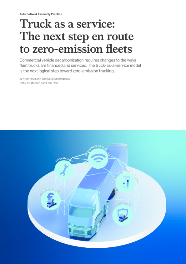 卡车即服务 ： 实现零排放车队的下一步