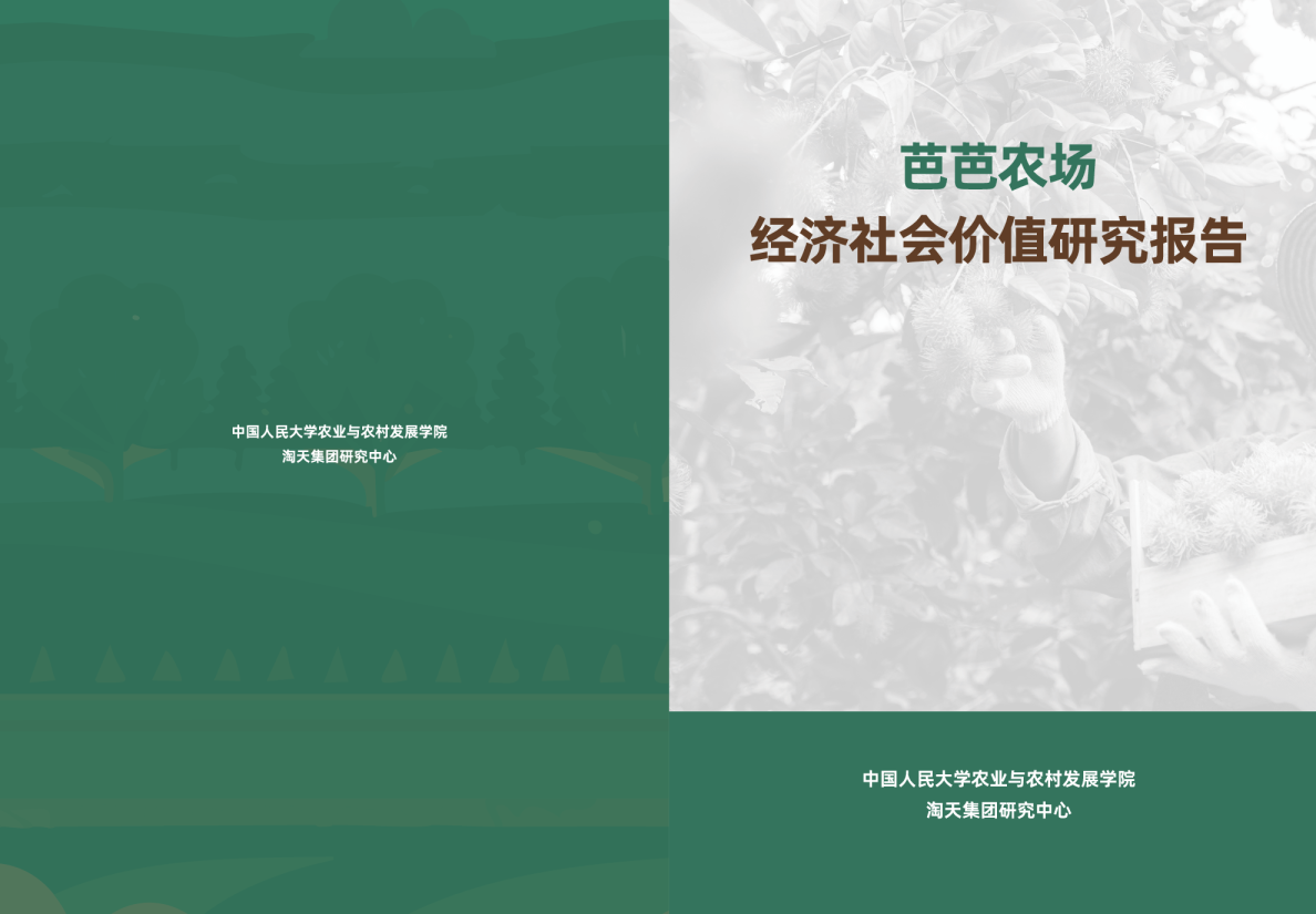 2024年芭芭农场经济社会价值研究报告
