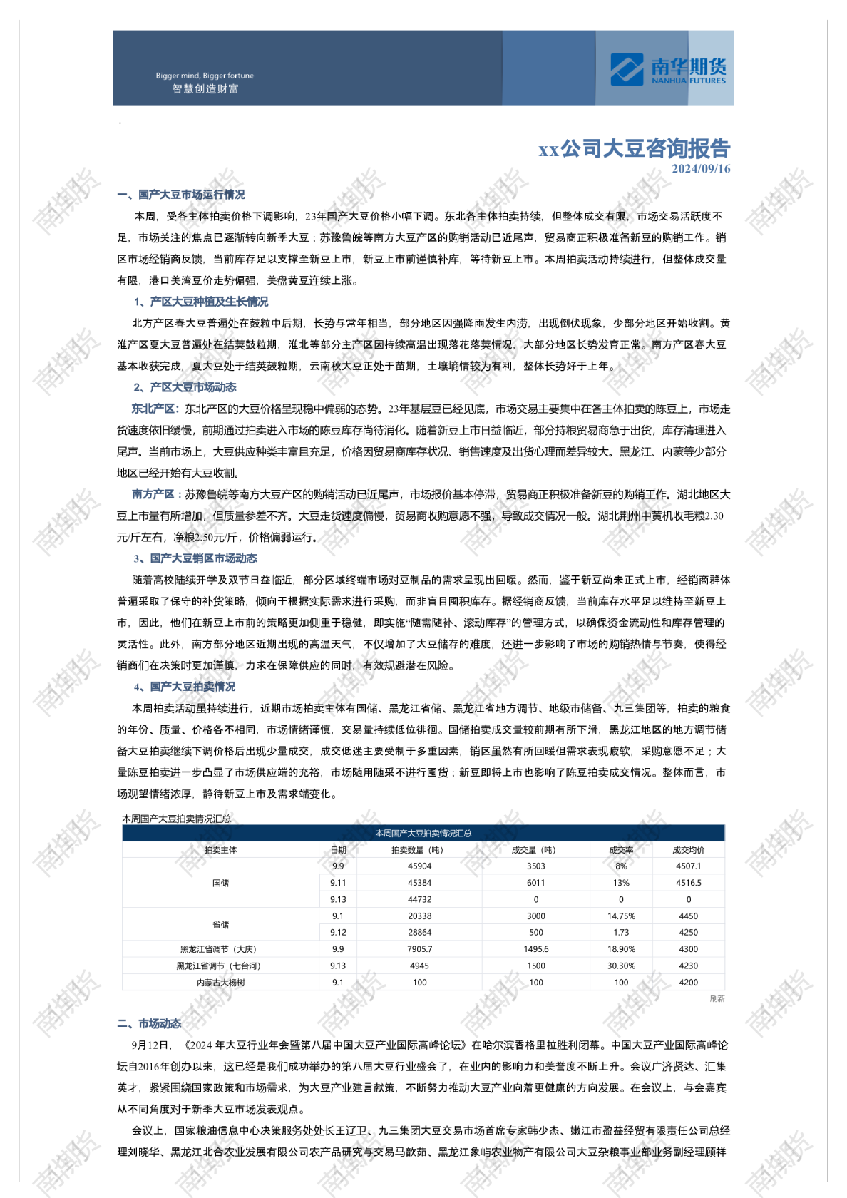 豆一策略周报
