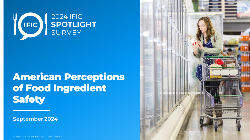 IFIC 聚焦调查 ： 美国对食品配料安全的看法