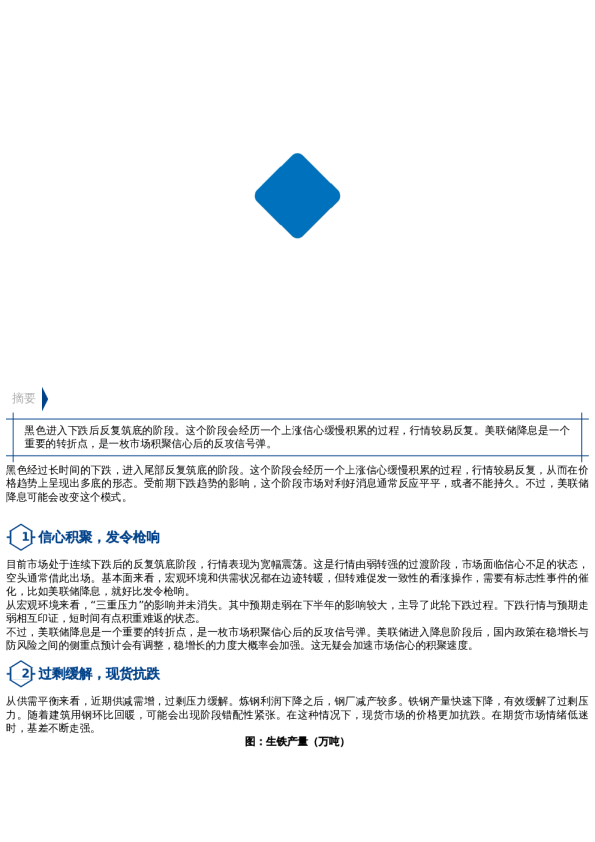 【市场聚焦】黑色:信号枪响